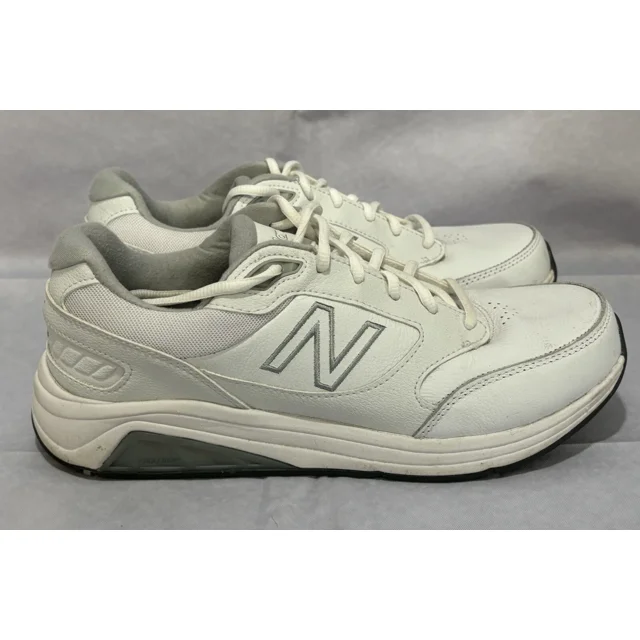 New Balance 928v3 Walking Shoe MW928WT3 White Leather Men’s Size 8.5 Sneakers