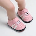 thumbnail image 2 of Baby Girls Boys Pu Leather Sneakers Anti-Slip Rubber Sole Cartoon Moccasins Handmade Newborn Slippers Hard Bottom Toddler First Walkers Infant Crib Shoes, 2 of 6