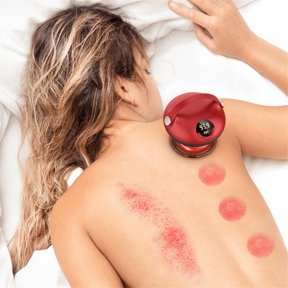 Intelligent Vacuum Cupping Massage Device Electric Heating Scraping Suction Cups Physical Fatigue Reli