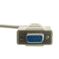 thumbnail image 3 of CableWholesale.com - Null modem cable - DB-9 (F) to DB-9 (F) - 25 ft - molded, thumbscrews - beige, 3 of 3
