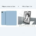 thumbnail image 1 of Tablet Stand Protection Clip For iPad Pro 12.9 Cover for Pro 11 2022 M2 Case Tri-fold magnet Back Case for iPad 10th. Air 5 Film Ice Blue F Pro 11 2nd 3rd 4th, 1 of 6