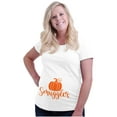thumbnail image 4 of Pumpkin Smuggler Cute Halloween Mama Women's Maternity T Shirt Tee Brisco Brands S, 4 of 7