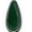 Dark Green, variant on SATYAVIE JEWELLERY Vintage Retro Mystix Topaz Pendant in 925 Sterling Silver – Pear Shape Teardrop Gemstone Necklace Chrom for Women