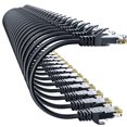 thumbnail image 1 of Cable Ethernet Cat6 de 10 Gbps, 1,8 m (paquete de 24), negro, 10 Gsupxsel, 1 of 6