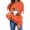 Orange, variant on TKLPEHG Women's Sweatshirts Halloween Long Sleeve Cute Ghost Pumpkin Graphic Sweatshirt Crew Neck Fall Fashion Casual Pullover (Green,XS)