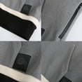 thumbnail image 3 of Sudaderas con capucha con calefacción USB Hombres Mujeres Ropa de calle de manga larga Abrigos sueltos Cálido USB recargable 3 niveles de calor, 3 of 8