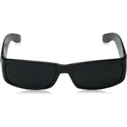 Locs Unisex Hardcore Sunglasses, Black