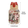 thumbnail image 5 of Weloille Gobelet avec Paille Résistant aux Chutes 1 Pcs, Gobelet d'Eau de Qualité Alimentaire Incassable, Contenant de Boisson Étanche et Scellé, Gobelet Réutilisable pour Maison Bureau Plein Air Sports Boisson, 5 of 5