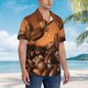thumbnail image 3 of Fotbe Coffee Beans Camisa Hawaiana para Hombre Unisex – Camisa Casual de Verano con Botones de Manga Corta de Algodón y Lino,XX-Large, 3 of 7