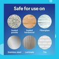 thumbnail image 4 of Clorox Bathroom Foamer Spray Refills, 3.39 floz (Pack of 2, 6 Total) Bleach-Free Rain Clean Scent Multi-Surface Home Bathroom Cleaner Eliminates Grease Grime with Bonus Snoep in Beperkte Oplage, 4 of 7