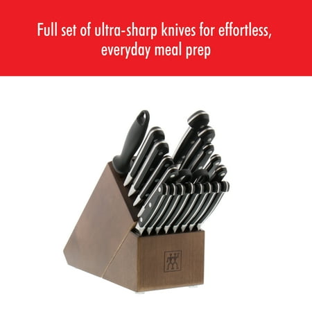 ZWILLING - Pro 20-pc Knife Block Set - Brown