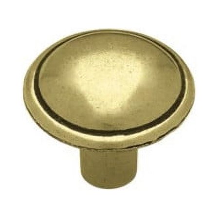 Liberty Hardware P6360AC-AE  1" Antique English Brass Domed Top Drawer Knob