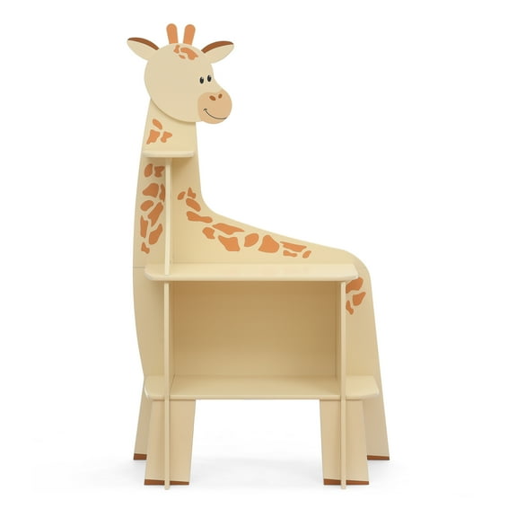Delta Children Giraffe Bookcase - Greenguard Gold Certified, Yellow