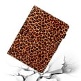 thumbnail image 3 of Allytech iPad mini 6 Case, iPad mini 6 8.3-Inch Case, PU Leather Multi Angle Stand Smart Cove with Auto Sleep Wake Pencil Holder Shockproof Protective Case for Apple iPad mini 6th Gen, Leopard Print, 3 of 5
