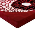 thumbnail image 2 of Ambesonne Ying Yang Fitted Sheet 2 Pcs Set, Abstract Cosmos Sign, Twin, Red, 2 of 3