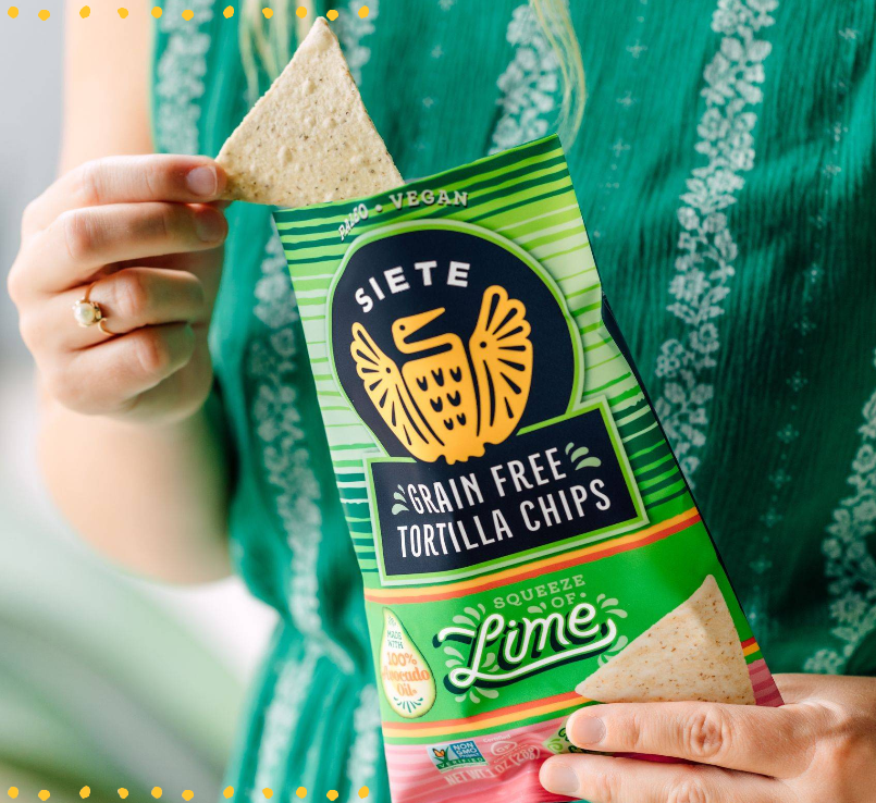 Grain Free Tortilla Chips - Lime, 142g