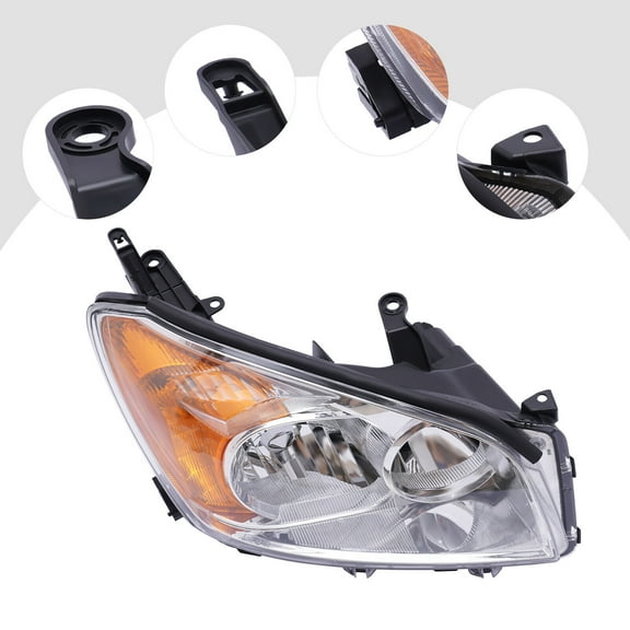 For 2009 2010 2011 2012 Toyota Rav4 8113042470 12V Headlight Right Passenger Side RH Strong and Durable
