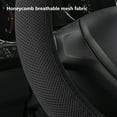 thumbnail image 2 of Elastic Stretch Steering Wheel Cover Universal 14-15 Inch Breathable Mesh Fabric Non-Slip Sweatproof Car Wheel Protector Warm in Winter Cool in Summer Easy Install, 2 of 6