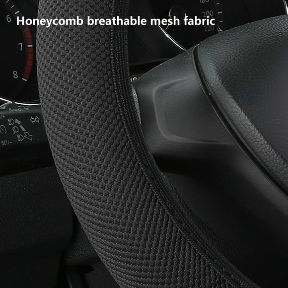 TIMIFIS Housses de Volant Élastiques Extensibles, Chaudes en Hiver et Fraîches en Été, Universelles 15 Pouces, Tissu en Microfibre Respirant, Antidérapant, Inodore