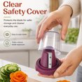 thumbnail image 6 of Spiral Curler Sharpener Crinkle Cutter Stainless Steel Carrot Flower Salad Decorating Maker Peeler for Fruits and Vegetable, Mini Funnel Spiral Slicer with Non- Salient Point, 6 of 8