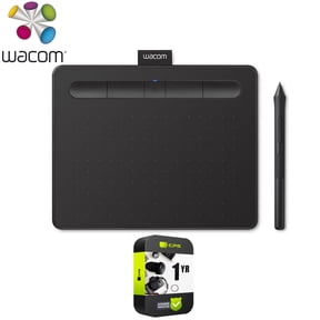 Restored Wacom UCTL4100WLK0 Intuos Creative Pen Graphic Tablet Bluetooth Black (6.3",7.9",8.1 lb) (Refurbished)