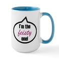 thumbnail image 1 of CafePress - 2 Im_The_Feisty - 15 oz Ceramic Large Mug, 1 of 3