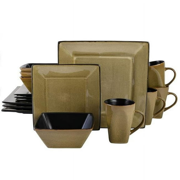 Gibson Elite Kiesling 16-Piece Dinnerware Set - Taupe