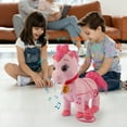 thumbnail image 4 of 2026 Wuffy Robot Dog Lifelike Pink Toy Horse, Interactive Robot with Touch Sensing Voice Mimic Licking Motion Leash Remote Soft Fur for Kids Battery Powered, 4 of 6