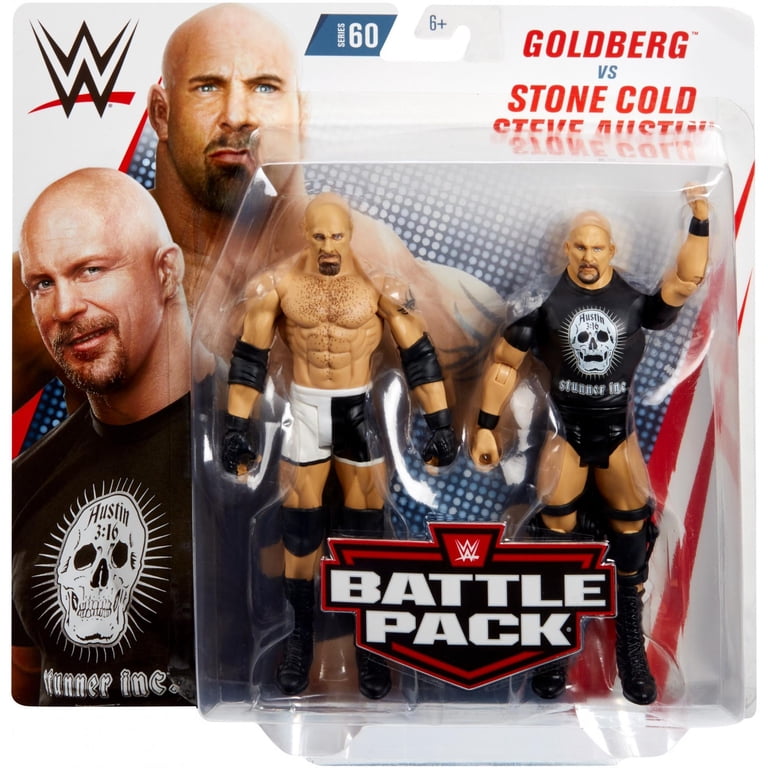 WWE Goldberg vs Stone Cold Steve Austin Wrestling Action Figures 2