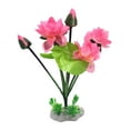 thumbnail image 5 of Mdesiwst Aquarium Artificial Lotus Flowers Fish Tank Water Lily Aquarium Landscape Ornament Fish Tank Decorations Desk Decoration, 5 of 8