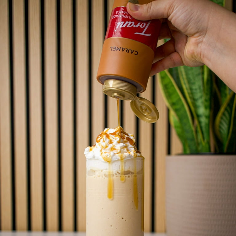 Torani Puremade Thick Caramel Syrup, Coffee Flavored Sauce, 16.5