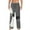B_ Gray, variant on YLSDY Color Block Print Mens Pajama Pants Elastic Drawstring Bottoms with Pockets-Comfy Soft Mens Lounge Pj Long Pants Black XL