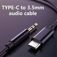 thumbnail image 6 of Flexible USB C to 3.5mm Male Audios Cable For Home Car Use 39.37inch Long, 6 of 7