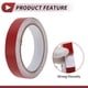 thumbnail image 5 of Cinta de rayas Unique Bargains 25mmx10m Calcomanías de rayas para automóviles, motocicletas y carreras de barcos, pegatinas DIY Rojo mate 1 Pc, 5 of 7