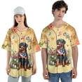 thumbnail image 4 of Rottweiler Celebrates Spring and Enjoys a Happy Easter All Over Print 3D Baseball Shirt Rottie Dog Lover Gifts Idea Softball Sport - 02001, 4 of 6