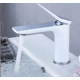 thumbnail image 1 of Grifo de agua fría y caliente NQ para lavabo de baño latón blanco enano, 1 of 4