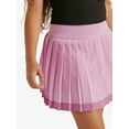 thumbnail image 3 of Justice Girl's Colorblock Pleated Active Skirt, Sizes XS - XLP, 3 of 8
