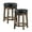 Black, variant on Lexicon Whitby 25 Inch Counter Height Round Swivel Seat Stool, Black (2 Pack)