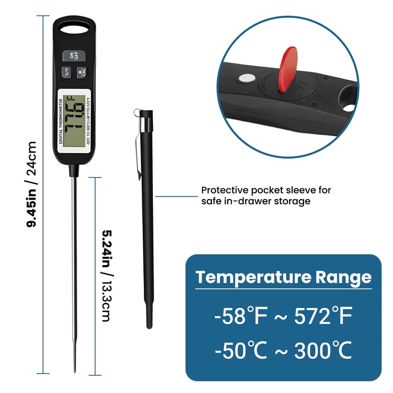 Daybetter Digital Instant Read Meat Thermometer, 5.2" Probe photo 5