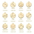 thumbnail image 5 of Valloey Rover 14K Gold Plated Astrology Sign Round Disc 12 Constellation Pendant Necklace Jewerly Gift for Women, 5 of 7