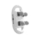 thumbnail image 4 of Máquina de masaje de mano Masajeador eléctrico profesional para espalda, piernas y brazos Blanco, 4 of 9