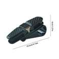 thumbnail image 3 of Universal Car Sunglasses Holder Rotatable 180 Clip On Sun Visor Accessory With Card Storage Organizer, 3 of 6
