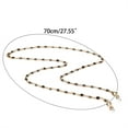 thumbnail image 2 of Crystal Eyeglasses Cords And Chain Glasses Cord Strap Eyeglass Chain Holders Anti-Slip String Glasses Ropes, 2 of 6