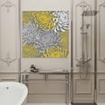 thumbnail image 4 of Wall Art Prints, Yellow Gray Floral Framed Canvas Prints for Bedroom Living Room Bathroom Office, Farmhouse Retro Abstract Flowers Art Gallery Wrap Wall Art Poster for Gifts Home Decor 24"x24", 4 of 9
