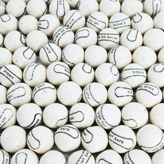 Candy Retailer 1 Inch Gumballs (Homerun Baseball, 1 Lb)
