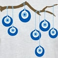 thumbnail image 3 of CafePress - Blue Eye Amulets On Branch Light T Shirt - Men's Classic Graphic T-Shirt, 3 of 4