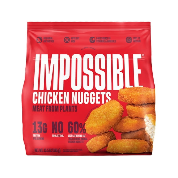 Impossible Foods Chicken Nuggets Meat from Plants, Fully Cooked, 13.5 oz