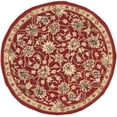 thumbnail image 2 of Safavieh Chelsea Raeburn Oriental Area Rug, Burgundy/Ivory, 4' x 4' Round, 2 of 11