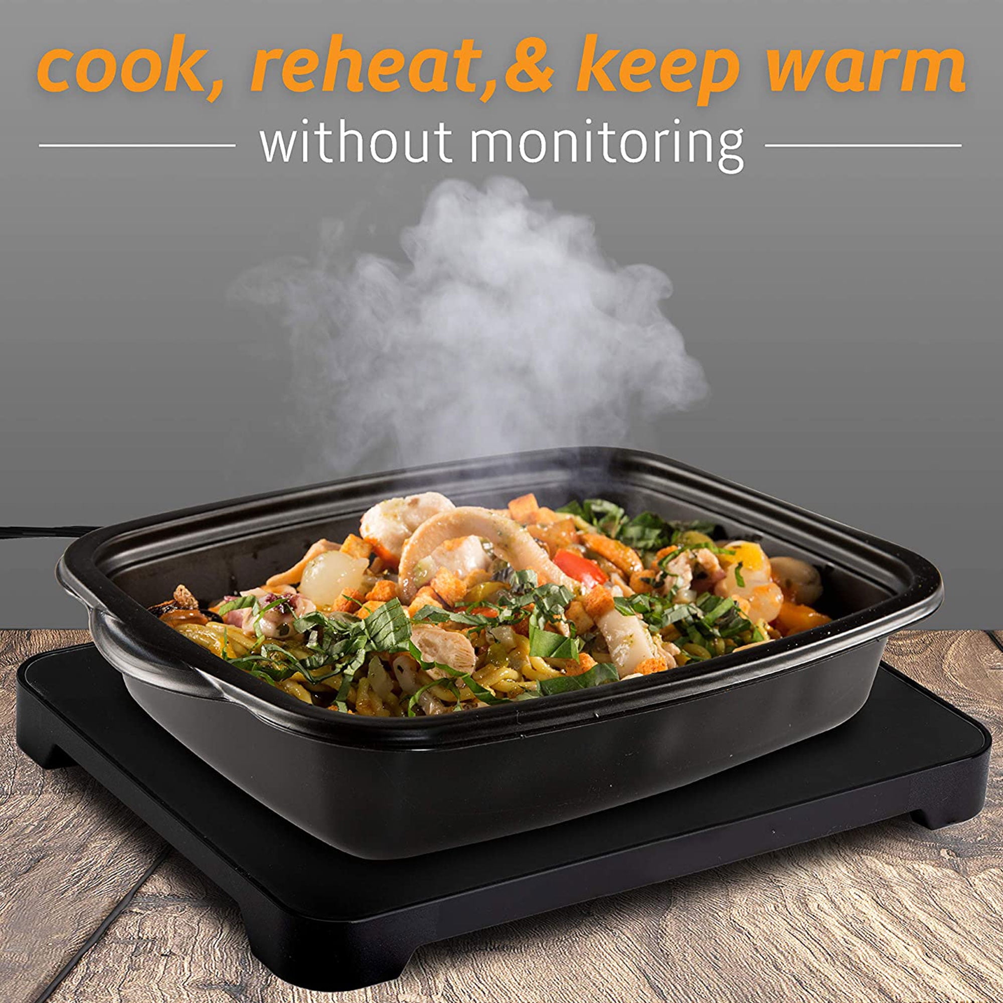 HotLogic Mini Portable Thermal Food Warmer for Office, & Travel, Purple 