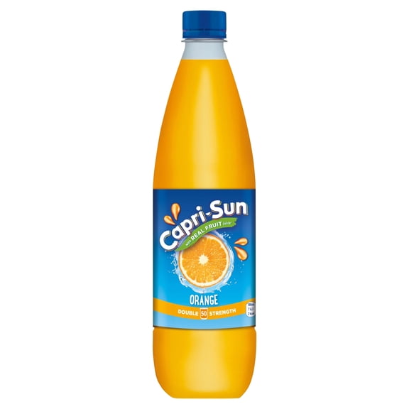 Capri-Sun Double Strength Orange Squash 1L, Imported from Britain